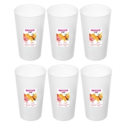 Vaso plstico 500ml Sanremo Kit x6