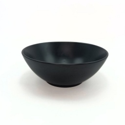 Bowl 19 cm 600ml Cermica Negro Ibiza Selecta