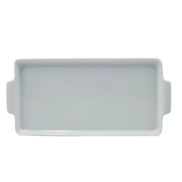Bandeja Rectangular con ala 27x13 cm  Porcelana Schmidt