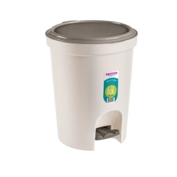 Basurero papelera con pedal 6.6 Lts Sanremo