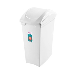 Basurero Papelera c/ tapa basculante 40 Lts Sanremo