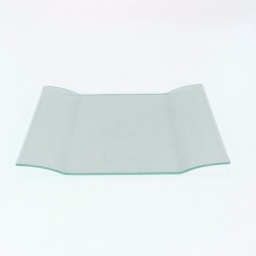 Bandeja rectangular con asas 24.5x14 cm vidrio