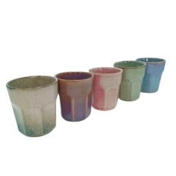 Taza Mug sin Asa 250ml Cermica Colores Surtidos