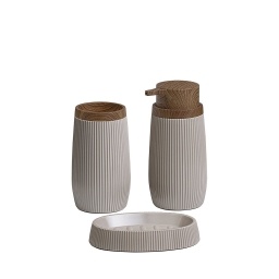 Set de accesorios para bao 3 piezas
