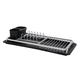 Escurridor con bandeja 25x50 cm Negro Selecta