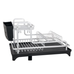 Escurridor con bandeja 2 niveles Aluminio Selecta