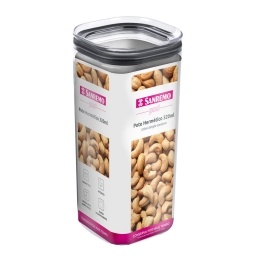 Contenedor Recipiente con tapa 320ml 6.5x14.3 cm Acrlico Pod Sanremo