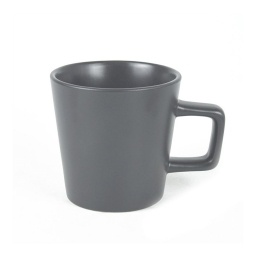 Taza mug Asa recta 385 ml de Cermica Gris oscuro Lisboa
