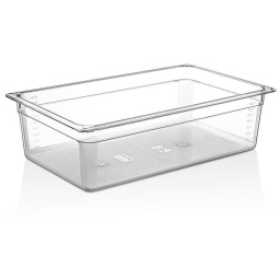 Fuente Cuba Gastronmica 1/1 53x32.5 cm 18 Lts Policarbonato Transparente