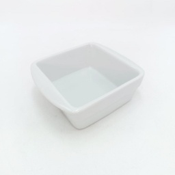 Fuente cuadrada con ala 500 ml 15.5cm Porcelana Schmidt