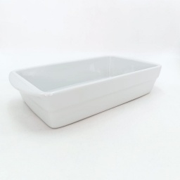 Fuente Rectangular con ala 900ml 25cm Porcelana Schmidt