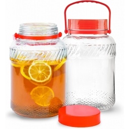 Frasco Recipiente 8 litros con tapa de plstico