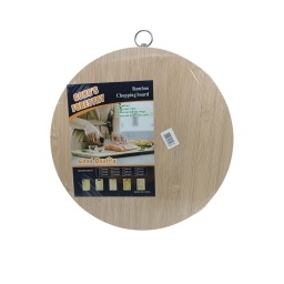 Tabla de Madera Redonda de Bamboo 30 cm