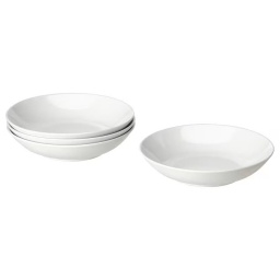 Plato Hondo 23 cm Cermica Ibiza Blanco
