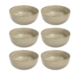 Bowl 14.3 cm 500ml  Cer�mica Londres Beige Selecta kit x6