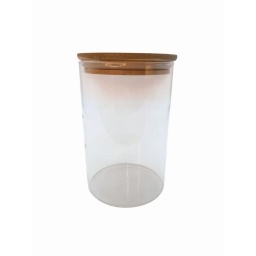 Frasco de vidrio con tapa bamb 950ml