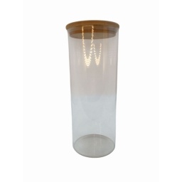 Frasco de vidrio con tapa de bamb 1450ml