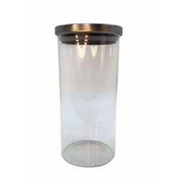 Frasco de vidrio con tapa metal 1200ml