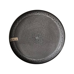 Plato de Mesa 27 cm de Cermica Gris Paris Selecta