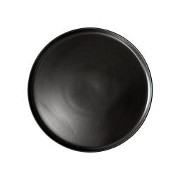 Plato de Mesa Cer�mica 26.5 cm Stoneware Perugia Negro Selecta