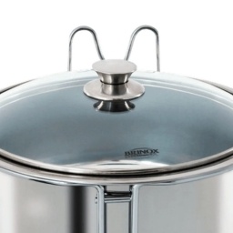 Rechaud Redondo con Tapa Vidrio Brinox 7.0 L