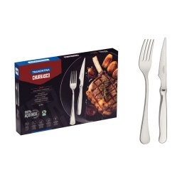 Juego de cubiertos Asado 12 Pzs Acero Inoxidable Zurique Tramontina