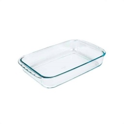 Asadera Rectangular Vidrio 3.7 L Marinex
