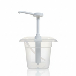 Dispensador de aderezo / salsa Mayonesa Blanco 2Lts Pl�stico Gastro