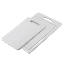 Set x2 Tabla de picar 35x25x1 cm Pl�stico Blanco Sunnex