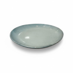 Plato  oval de postre 21.5 cm Gris Granito Selecta