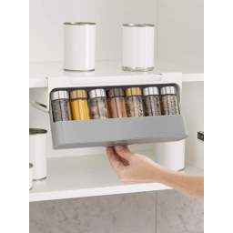 Especiero Condimentero Plegable 32x13.5x9.5 cm Gris