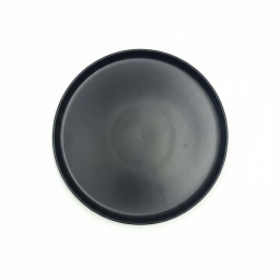 Plato postre 20 cm Cer�mica negro