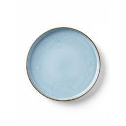 Plato de Postre 20 cm Ceramica Celeste