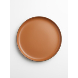 Plato de postre 21 cm Ceramica Marron