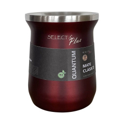 Mate de Acero inoxidable 230 ml bordo Quantum Selecta