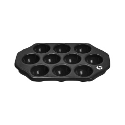 Provolonera de Cer�mica 18.4X11.3X2.5 cm Negro La Provo