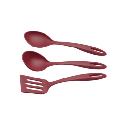Juego de utensilios 3 pzas Rojo Nylon Ability Tramontina