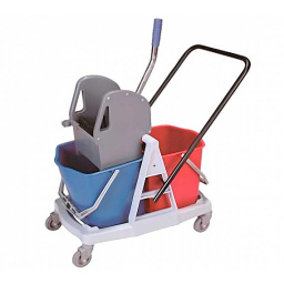 Carro Doble Balde y Prensa 71x43x93 cm