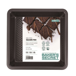Asadera Cuadrada Antiadherente Ultimate Negro Backer�s Secret