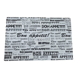 Mantel Individual 43.4 x 28 cm PVC Estampado Bon Apetit