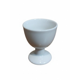 Posa Huevo Porcelana Blanca