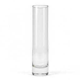 Florero Cil�ndrico Vidrio 19 x 4.5 cm Crisa