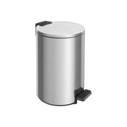 Papelera basurero con Pedal en Acero Inoxidable 12 L Tramontina
