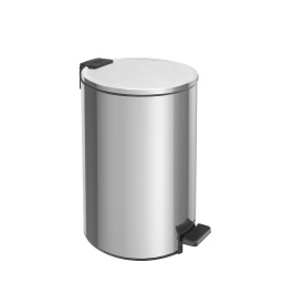 Papelera basurero con Pedal en Acero Inoxidable 20 L Tramontina