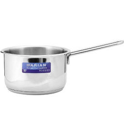 Cacerola 12 cm Acero Inoxidable 1 Lts Arian