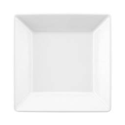 Plato Hondo 21 cm Cuadrado Blanco Oxford