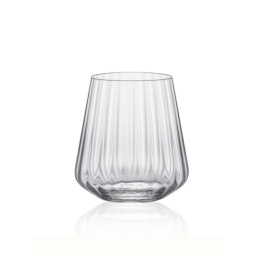 Vaso 400 ml Sandra Optic Set x6 Bohemia Crystal