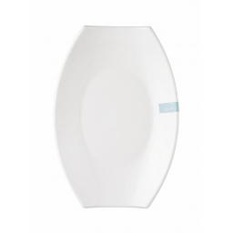 Fuente oval de Cer�mica 30 cm Vanilla