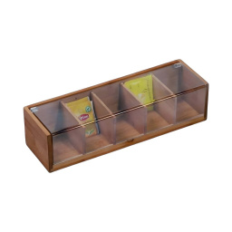 Caja de t� 5 Divisiones Bamb�