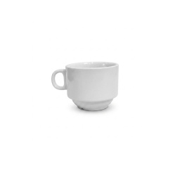 Taza t� 200 ml BG Porcelana Blanca